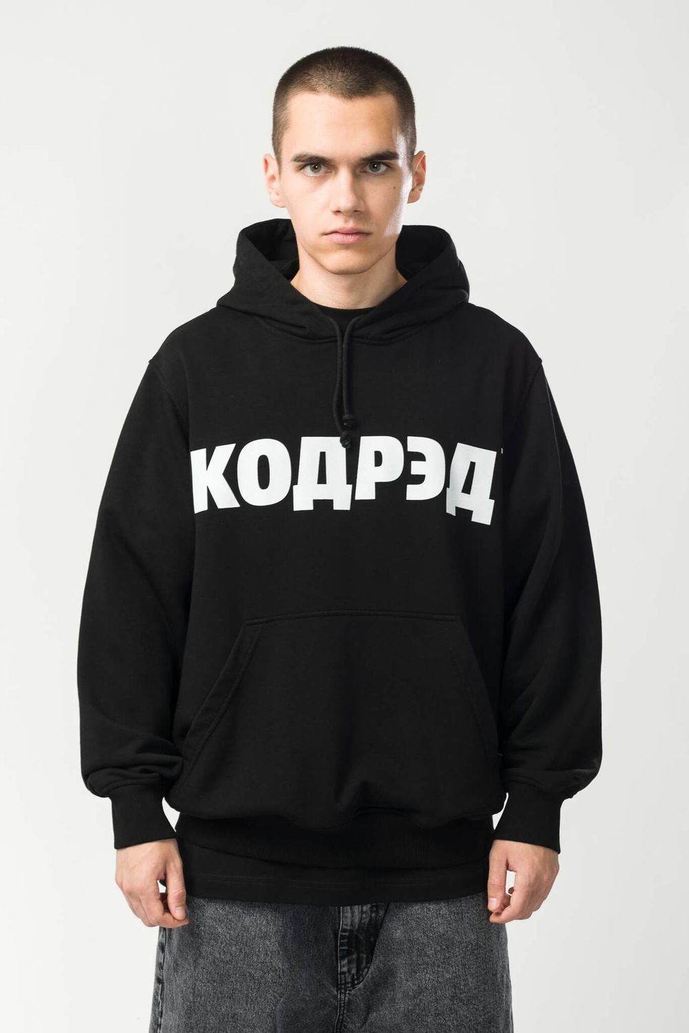 Худи Codered Base Hoodie Wide Summer Лого 38 ТМ черный