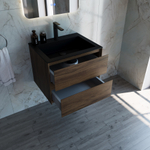 База под раковину Luka 600 подвесная, 2 выкатных ящика soft-close, С.Oak