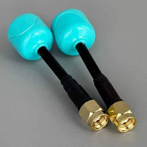 Антенны Foxeer Lollipop 4 Plus 5,8G  RHCP RPSMA (бирюзовые) (2 штуки)