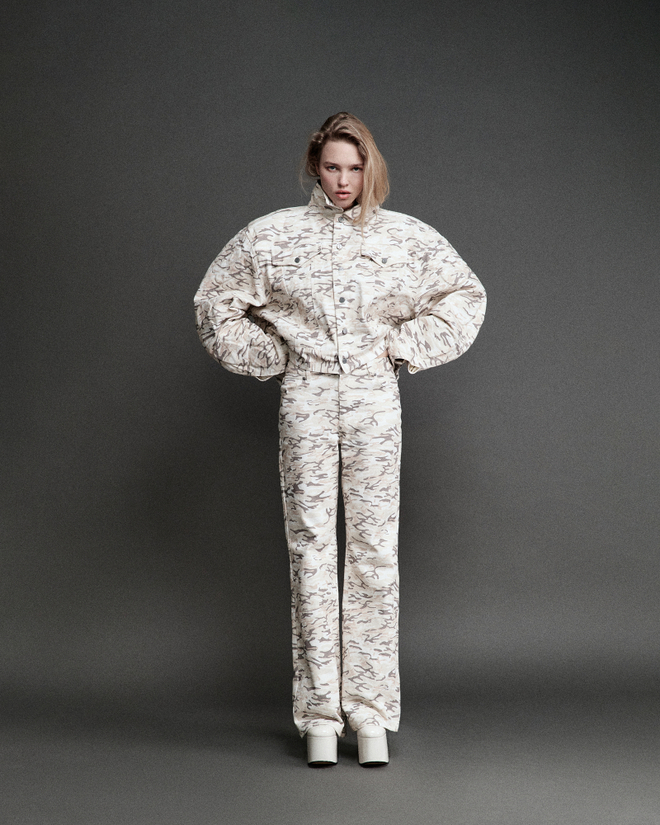 Джинсы  милитари