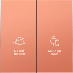 Donel R98 матовый коралл клавиша 2-я с символами DND/MUR, серия DA