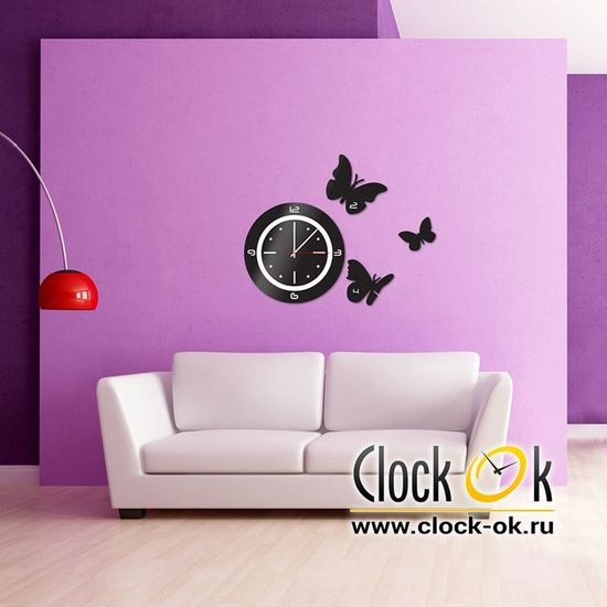Настенные часы Вальс Бабочек