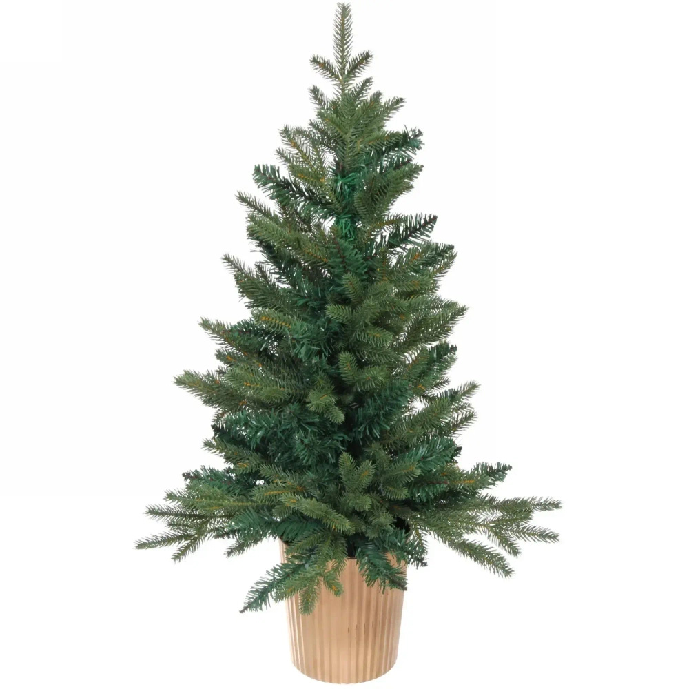 Елка в горшке «Очарование» 90 см, ПВХ+резина (130 веток) (SP2042-90)