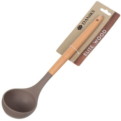 Половник силикон, навеска, Daniks, Elite Wood, 161503-4