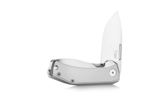 Нож Lion Steel NANO L/NA01GY, сталь клинка CPM-Magnacut, рукоять титан