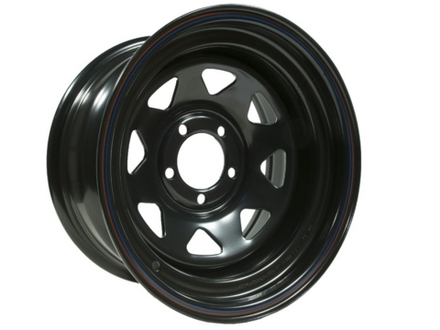 Диск колесный стальной штампованный ORW 32B, 5x114.3, 15x8, ET-19, ЦО 84, черный