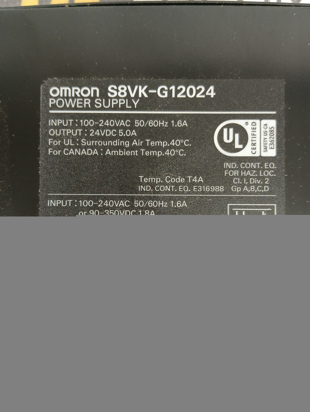 Omron S8VK-G12024 новое