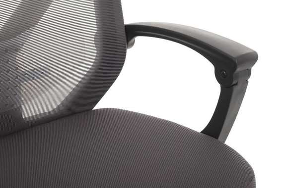 Кресло Oliver RCH W-203AC Черный пластик/Серый