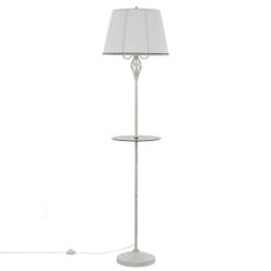 Citilux Вена CL402920T Торшер патина со столиком и белым абажуром