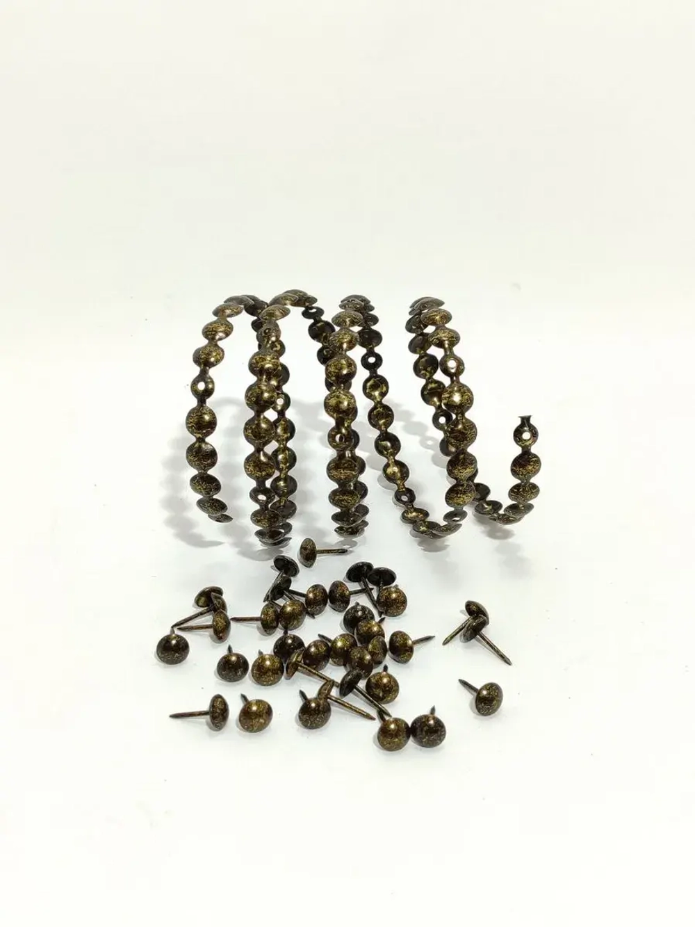 Гвоздевая лента "Золото с Черной крошкой" молдинги для мебели