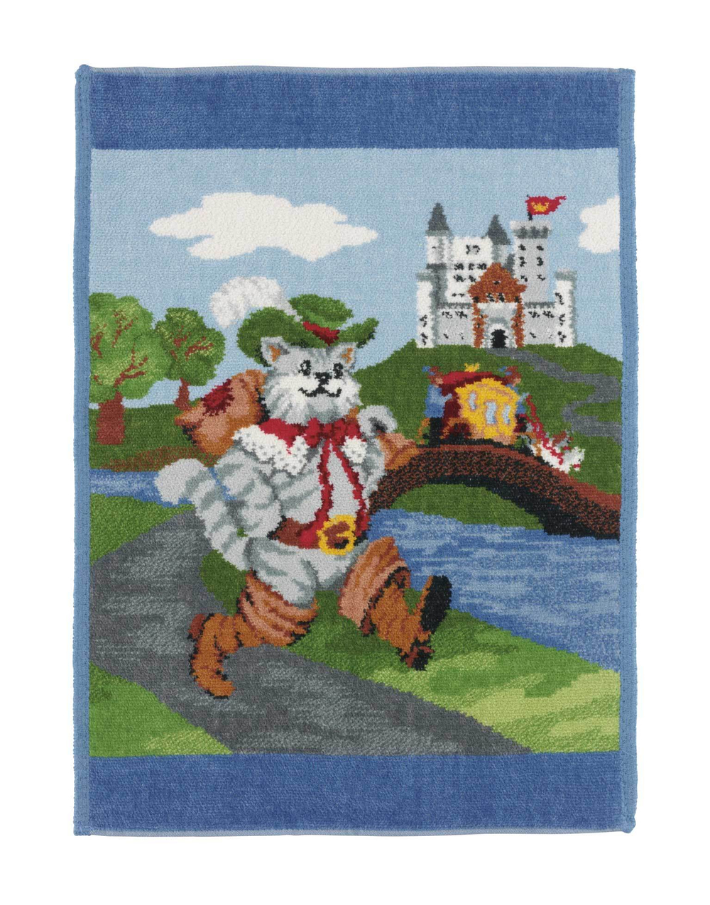 Полотенце детское 37x50 Feiler Marchen Gestiefelter Kater 205 jeansblau