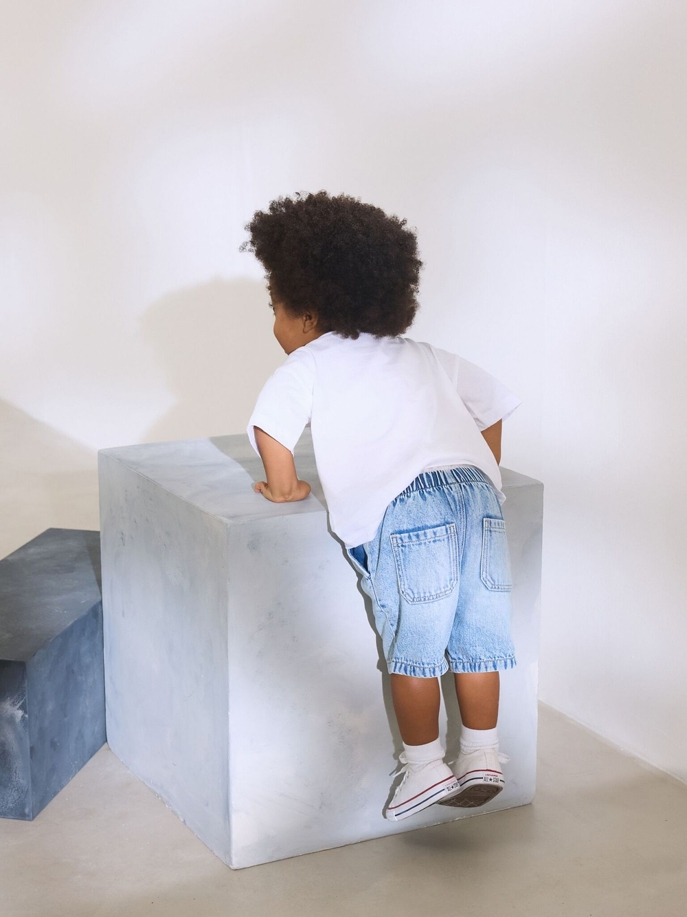 Шорты джинсовые для мальчика Next AG7-272, Голубой