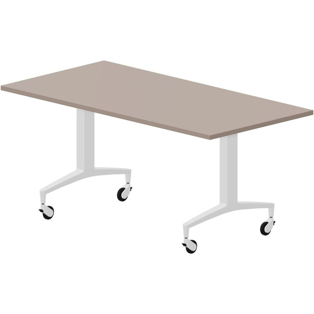 Стол SETUP 160х80х72.5см Тортора/Белый SETPC168TRBL