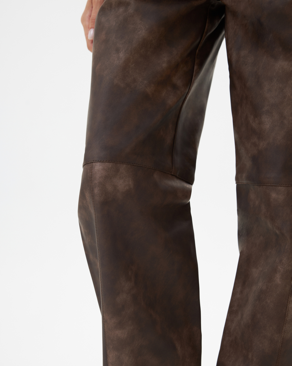WASHED BROWN TROUSERS