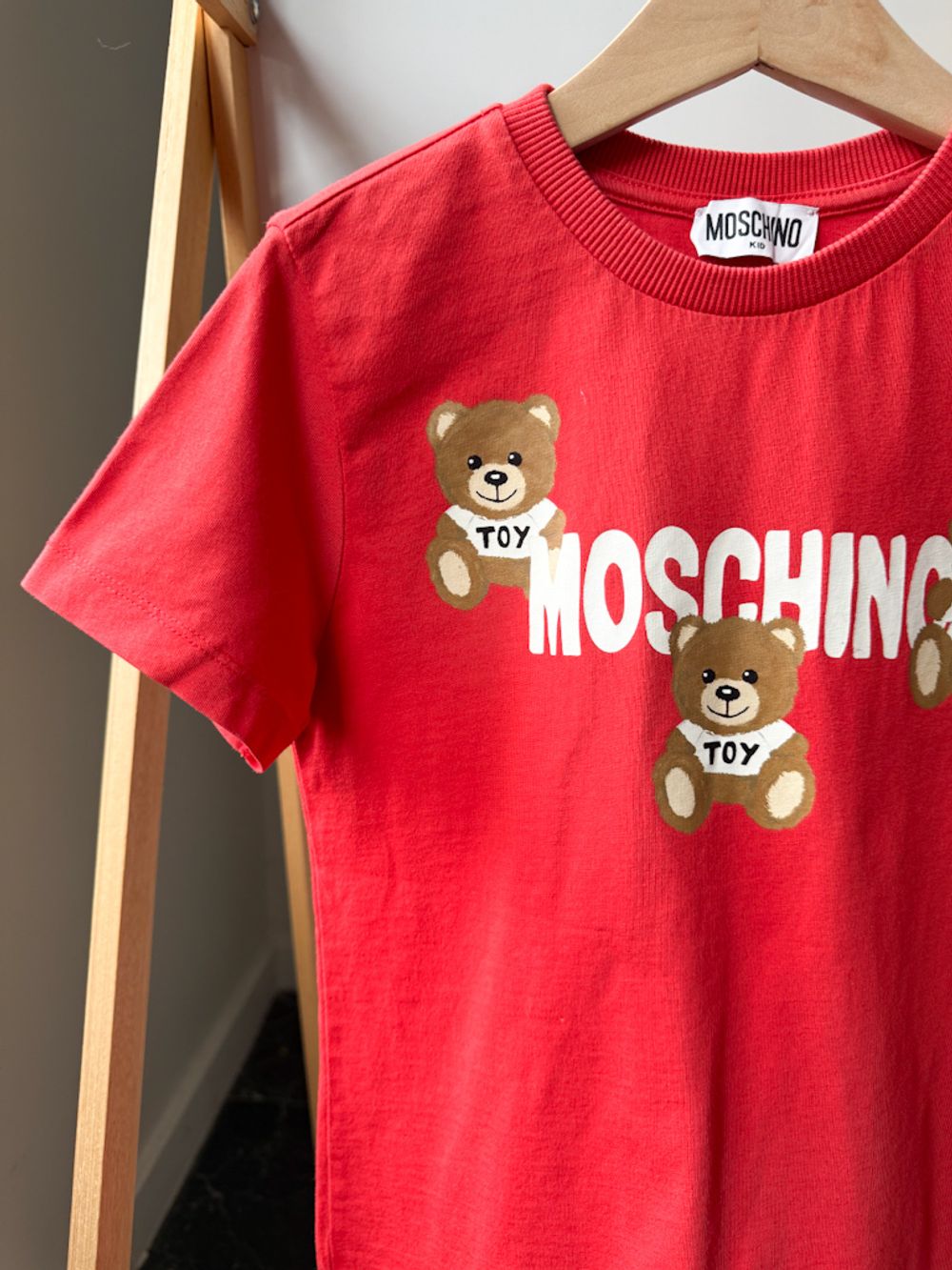 Хлопковая футболка Moschino, 128