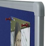 Доска с текстильным покрытием 120x180 см, алюминиевая рамка, OFFICE, "2х3" (Польша), TTA1218