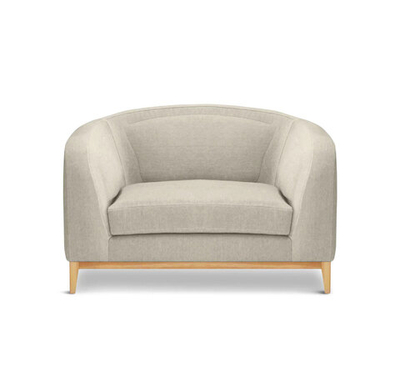 ZENO кресло ткань/дерево БЕЖЕВЫЙ