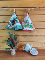 Полотенце кухонное, круглое, 2 шт, рогожка