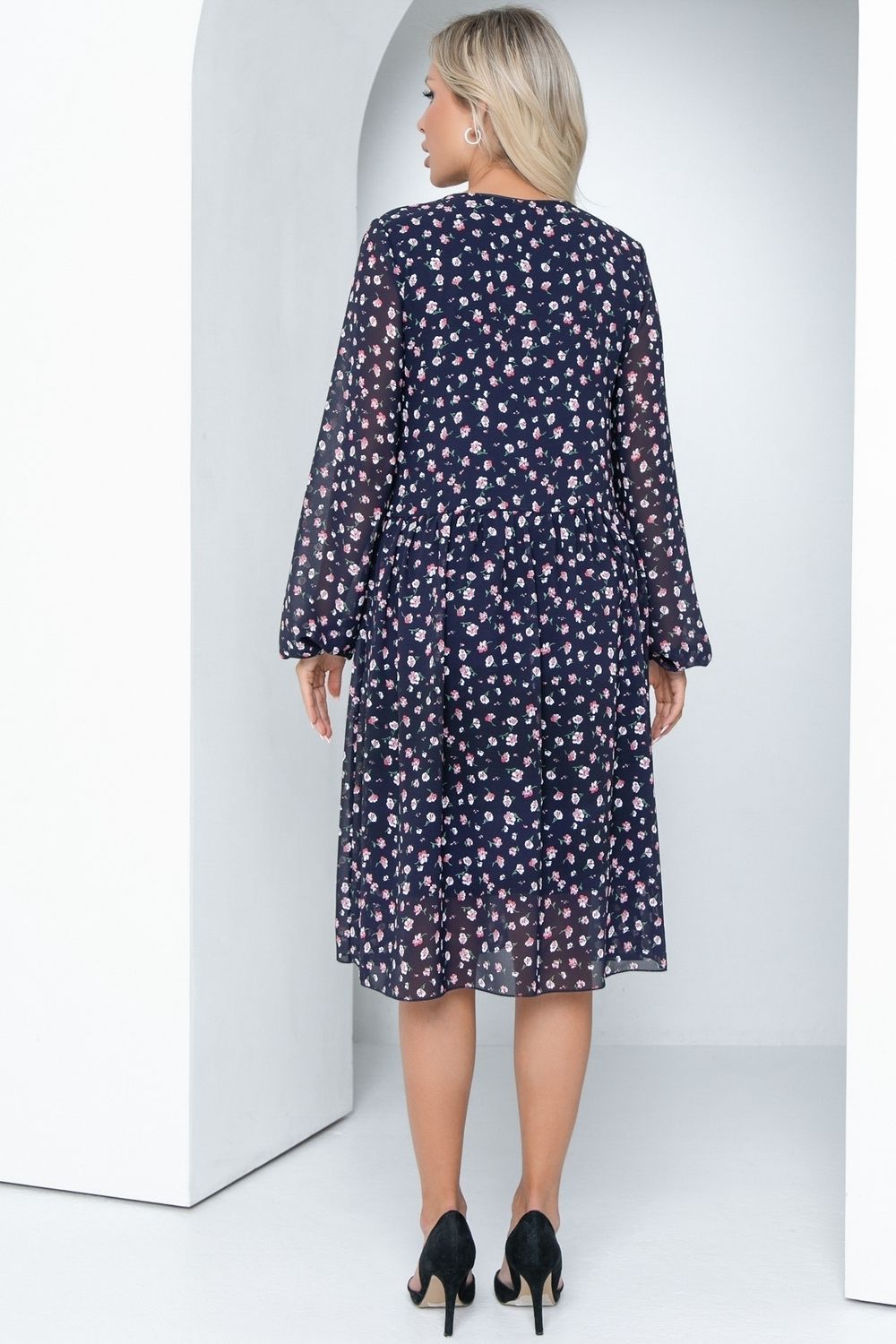 Платье В тренде (шифон, флер) Diolche (Акция)