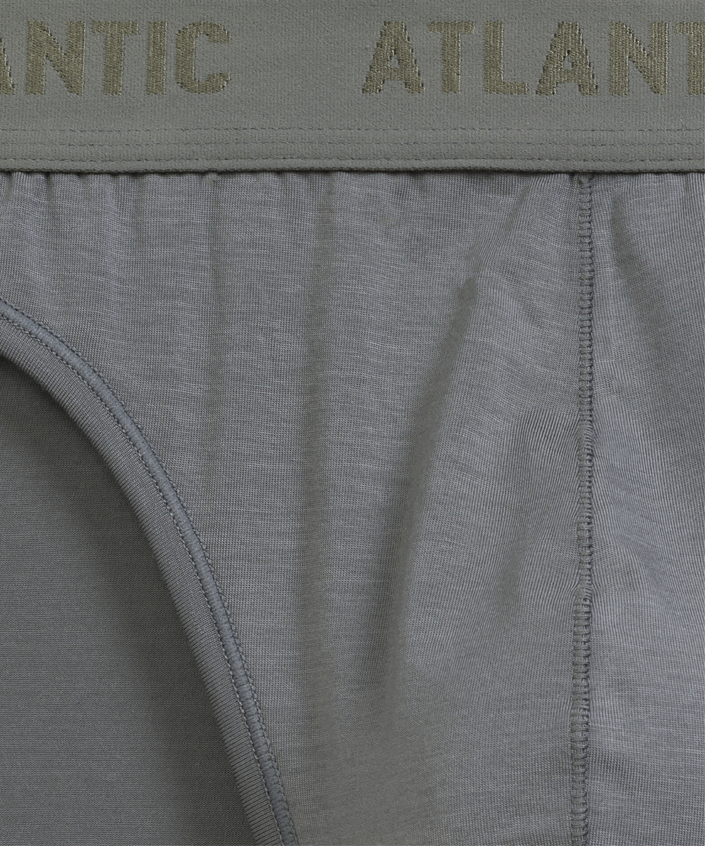 Мужские трусы слипы спорт Atlantic, 1 шт. в уп., пима хлопок, серые, MP-1583