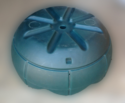 Вазон для цветов, термо-чаша 600, цвет зеленый