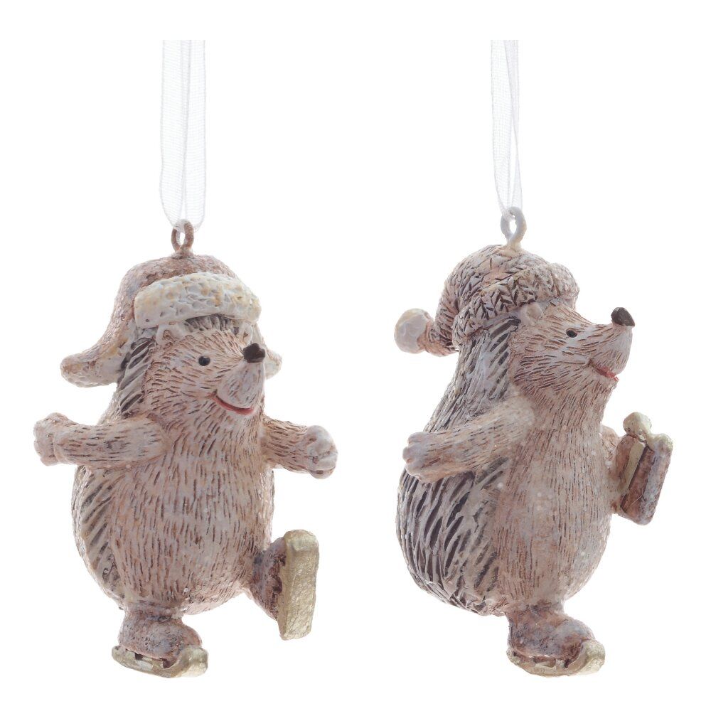 GAEM Изделие декоративное подвесное "Ёжик", L3,5 W3,5 H6 см, 2в.