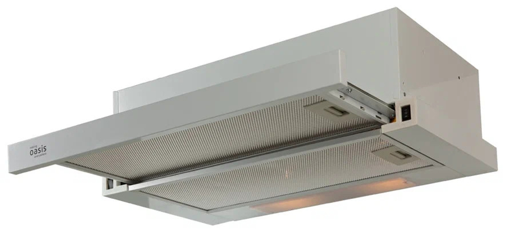 Вытяжка кухонная встраиваемая "Oasis" UV-60G (F) серая