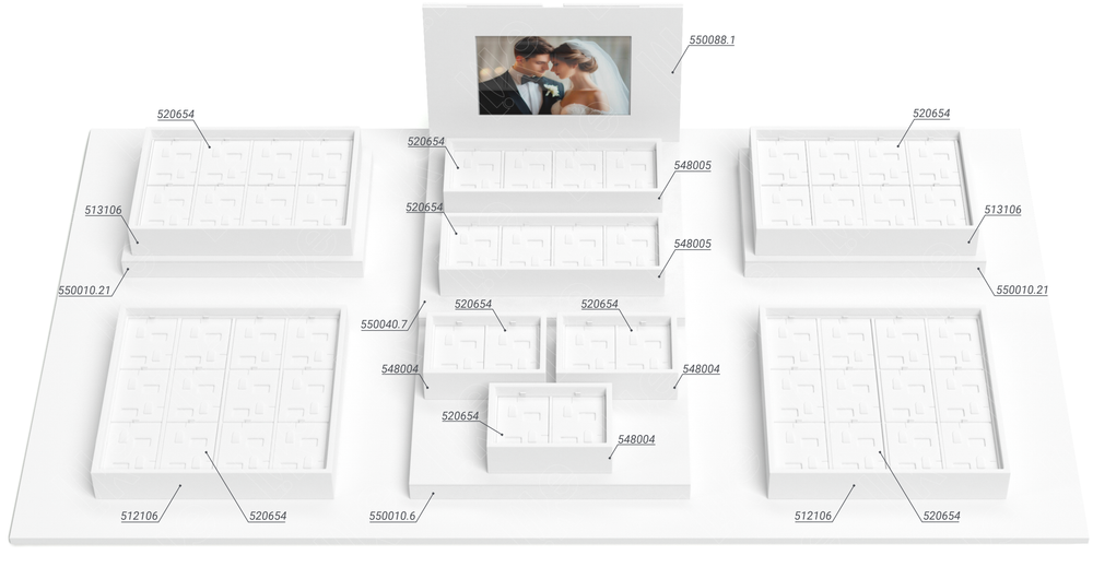 Комплект демонстрационного оборудования, серия "Свадебная"