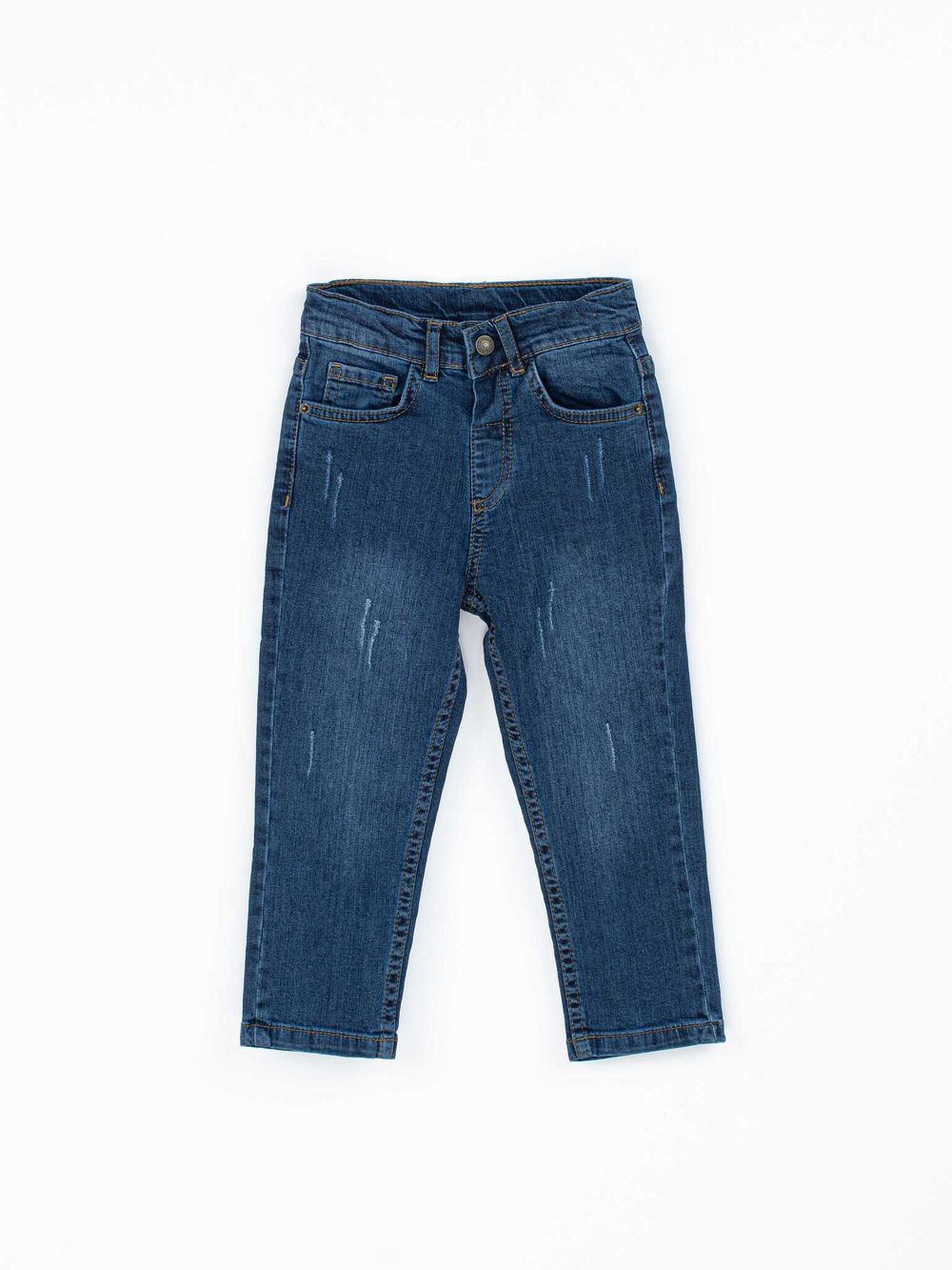 Джинсы прямые "Темно-синие"