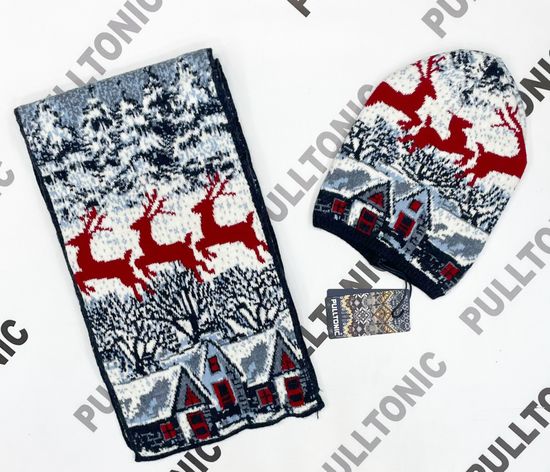 Комплект шарф и шапочка PULLTONIC - "Сказка"