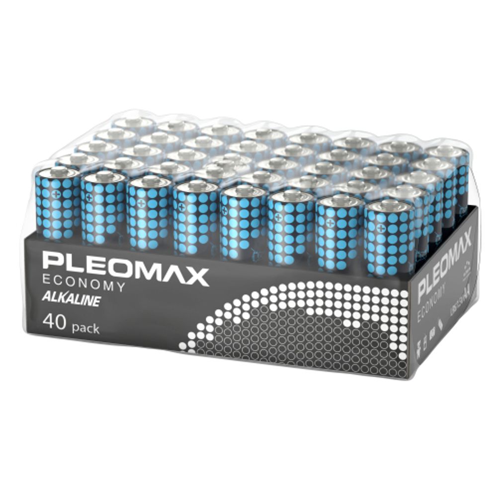Батарейки Pleomax LR6-40 bulk Economy Alkaline | Батарейки Щелочные (Алкалиновые)