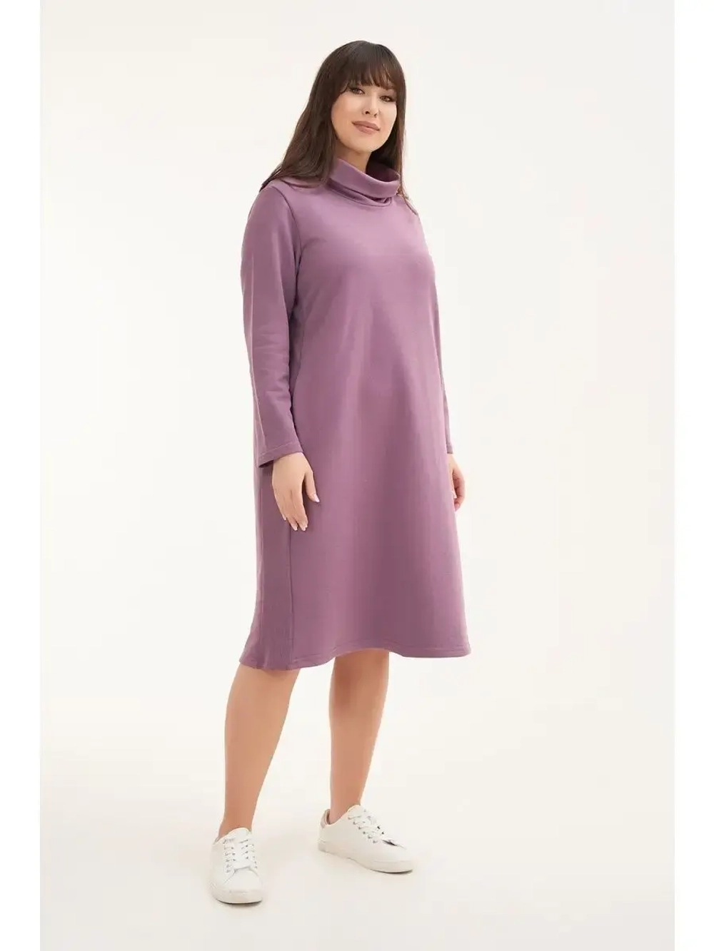 Платье теплое из футера