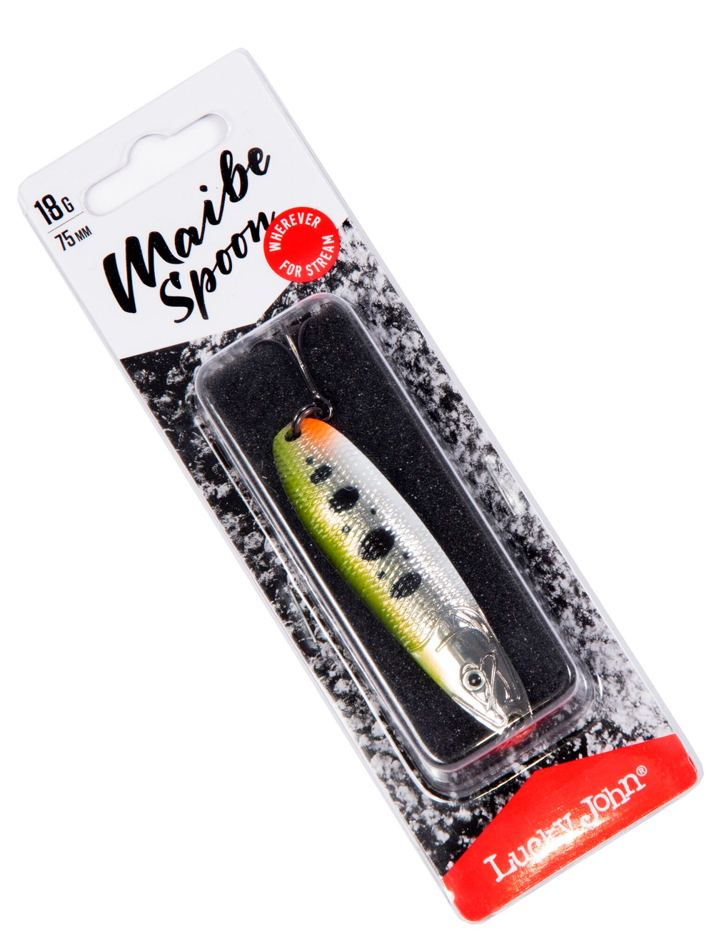 Блесна Lucky John Maibe Spoon 75 мм, 18 г, цвет 003