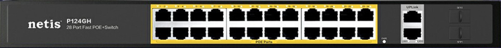 Неуправляемый PoE+ Ethernet коммутатор netis P124GH
