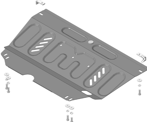 Защита стальная 2 мм двителя и кпп для Citroen C3 Picasso; Peugeot 207 Motodor.71603