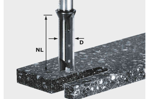 Фреза пазовая со сменными ножами HW с хвостовиком 12 мм S12 D14/45 WM FESTOOL 491110