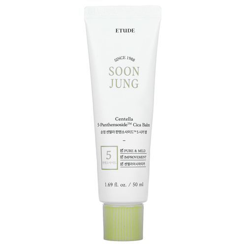 ETUDE, Soon Jung, бальзам из центеллы и 5-пантенсозида и Cica, 50 мл (1,69 жидк. унц.)