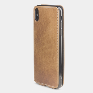 Чехол для iPhone Xs Max из натуральной кожи теленка, цвета винтаж