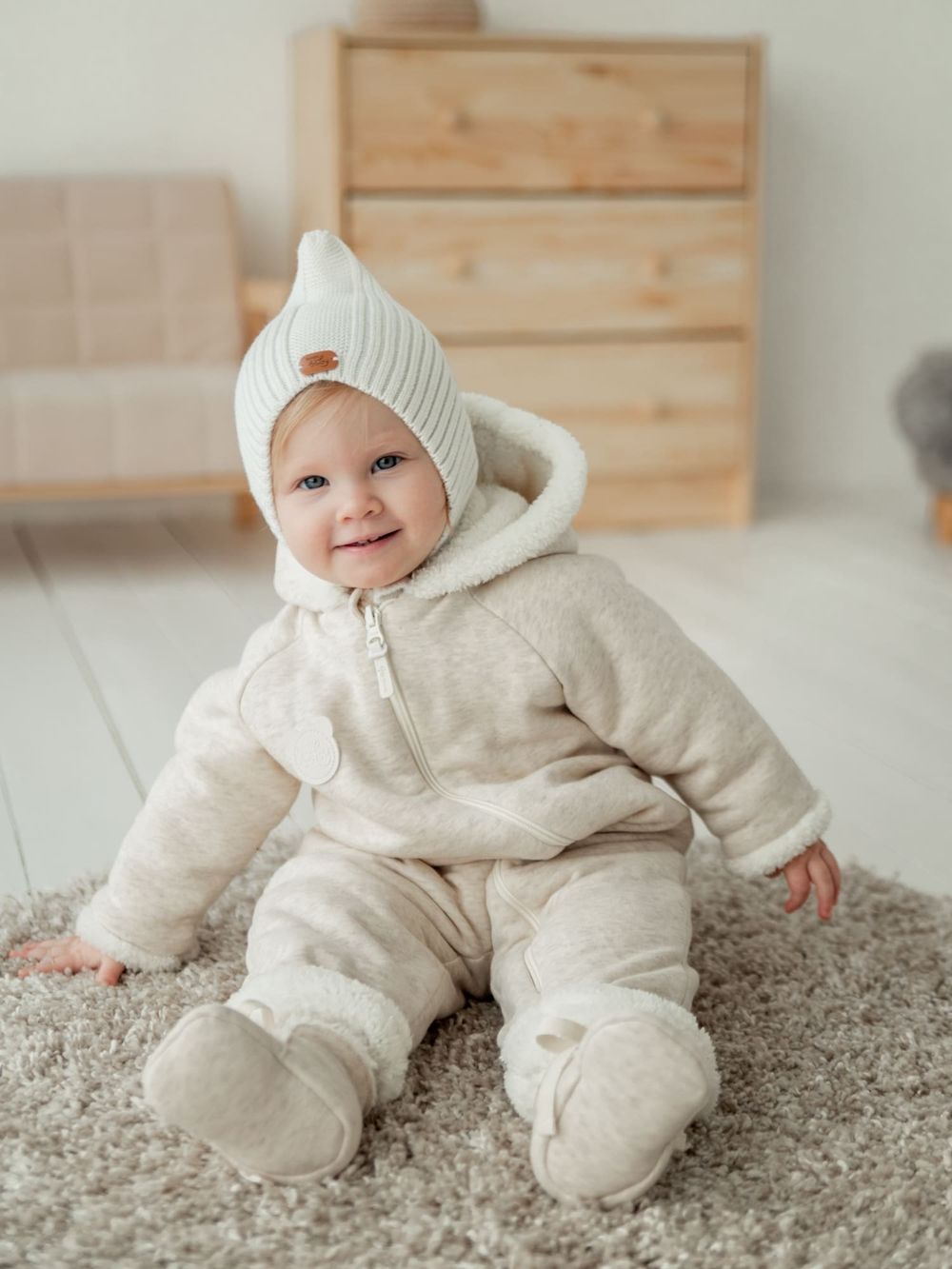 Моксы на меху "Ванильный пудинг" 0+