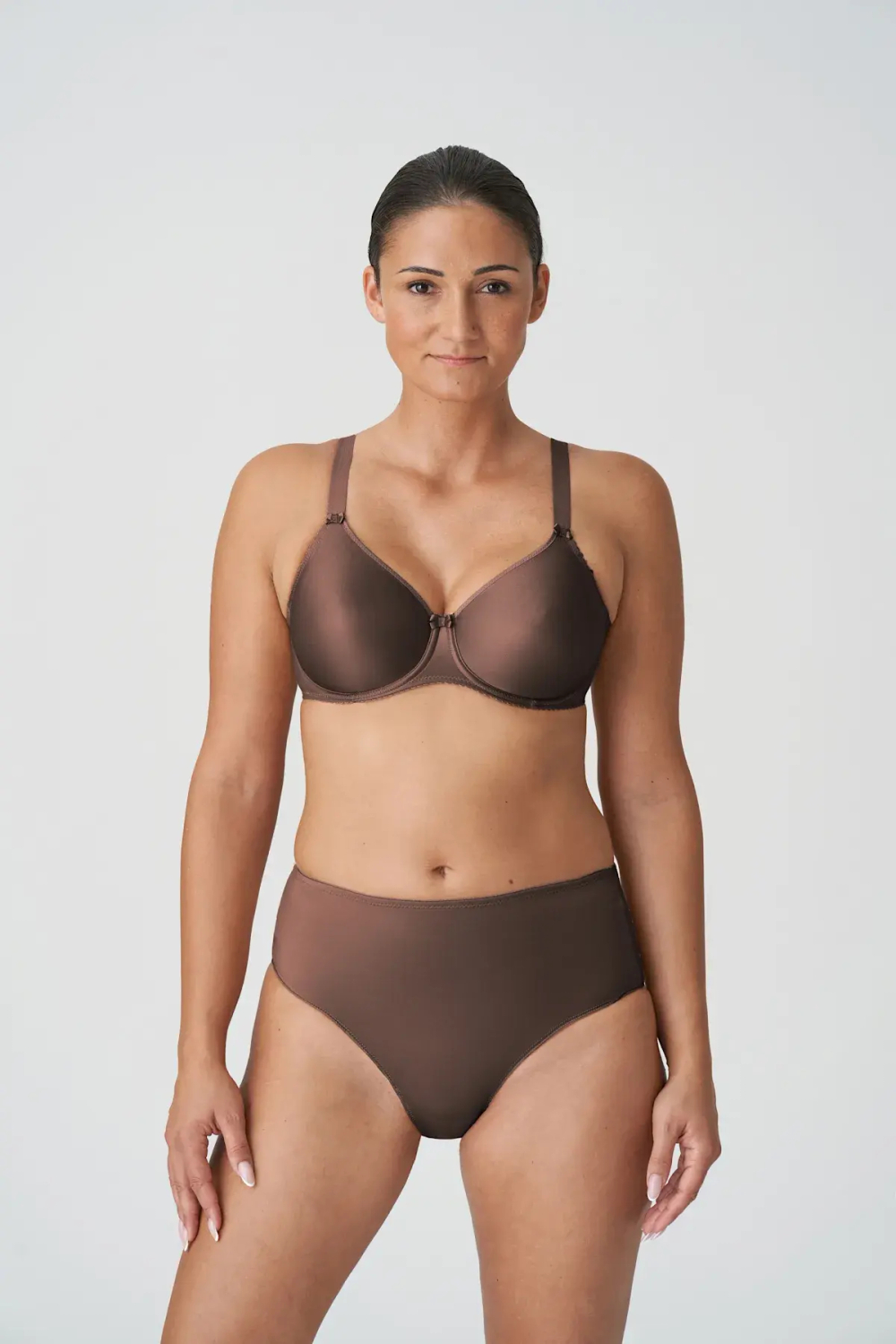 PRIMADONNA SATIN Бюстгальтер бесшовный полная чаша, коричневый