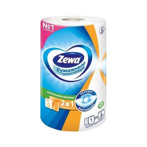 БУМАЖНЫЕ ПОЛОТЕНЦА ZEWA JUMBO WHITE 2СЛ 1РУЛ