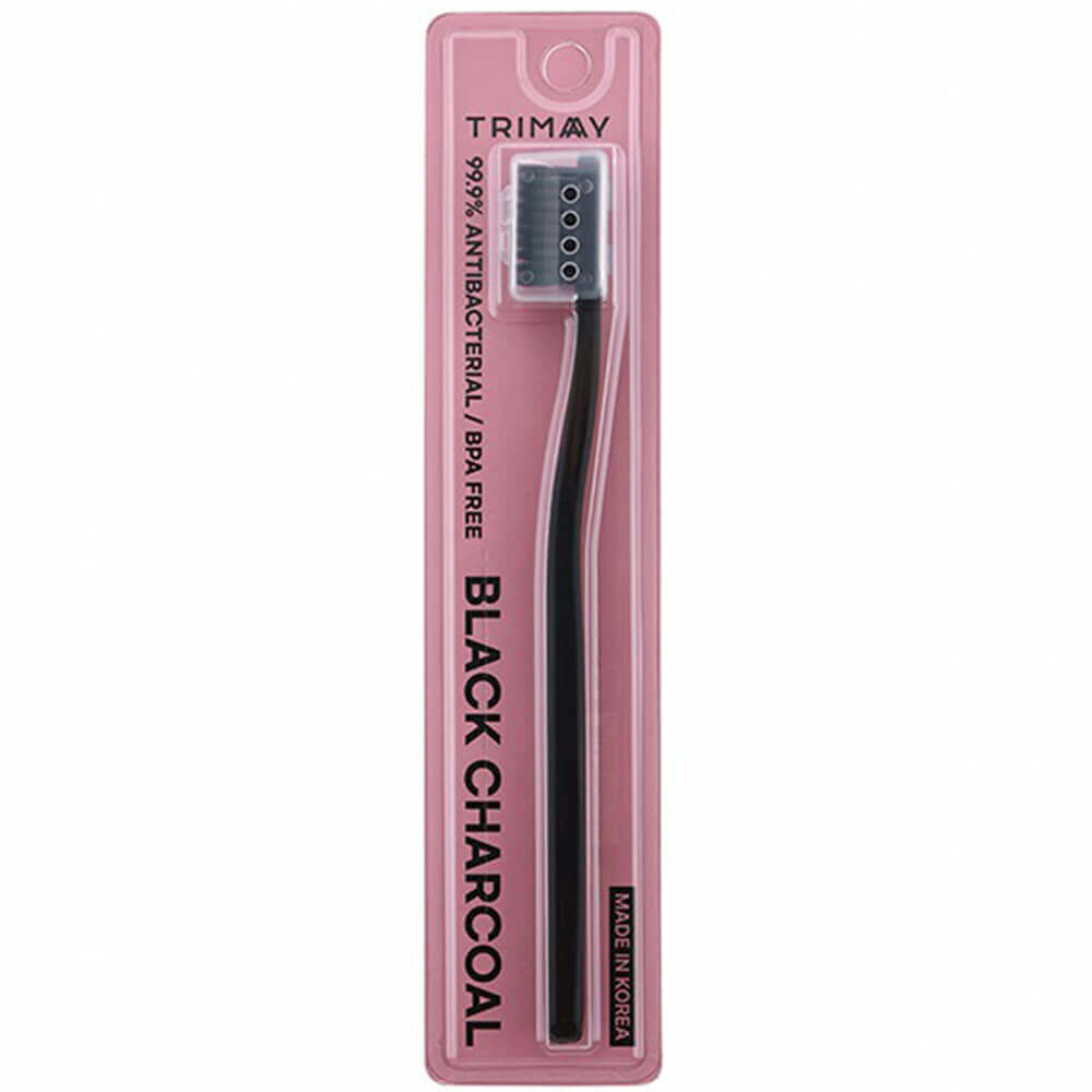 Зубная щетка с угольным напылением TRIMAY Black Charcoal Toothbrush