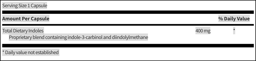 Indole Forte™ 60 капсул Klaire Labs / SFI Health
