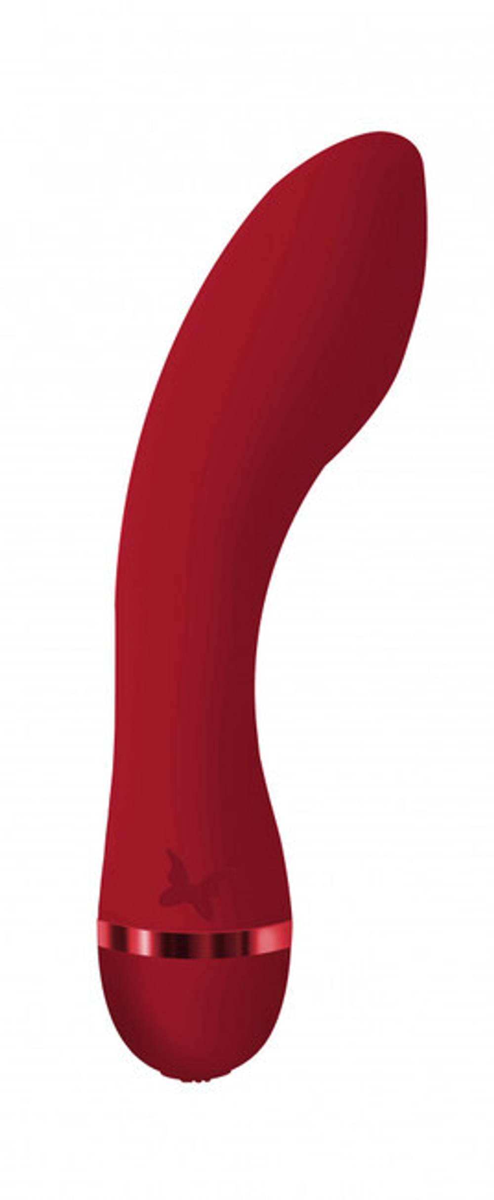 Изогнутый вибратор для G-стимуляции Fantasy FOXY (20 режимов) (Цвет: вишневый)