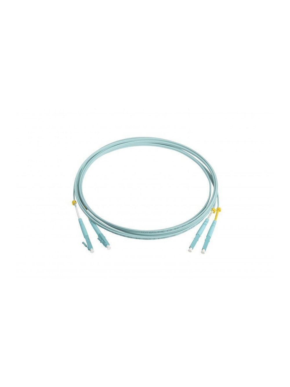 Патч-корд FC-D2-503-LC/PR-LC/PR-H-3M-LSZH-AQ волоконно-оптический (шнур) MM50/125(OM3) LC-LC duplex 10G/40G LSZH 3м Hyperline 34455