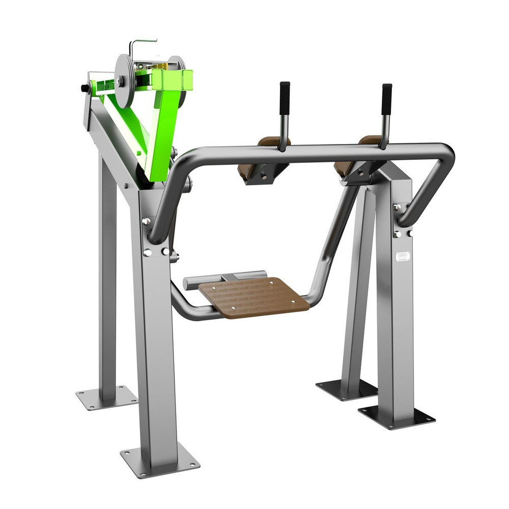 P-1814 Уличный тренажер Пресс-машина с переменной нагрузкой ZAVODSPORTA