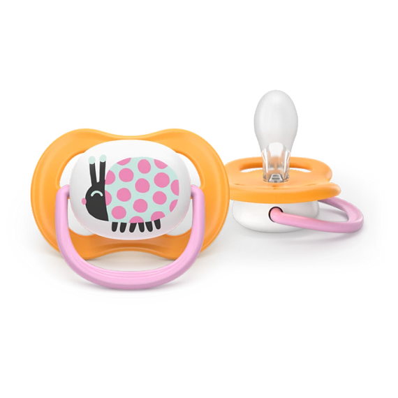 Əmzik\  Ultra air soother, 6-18m, deco girl, 2-pack