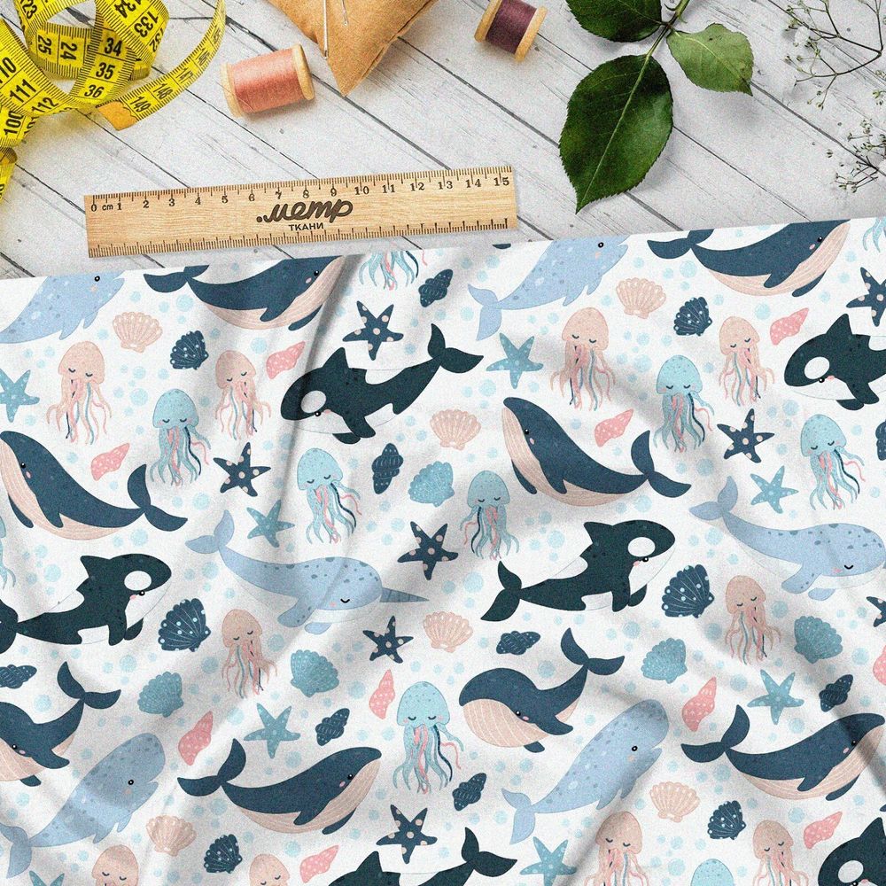 Ткань мембрана киты и косатки