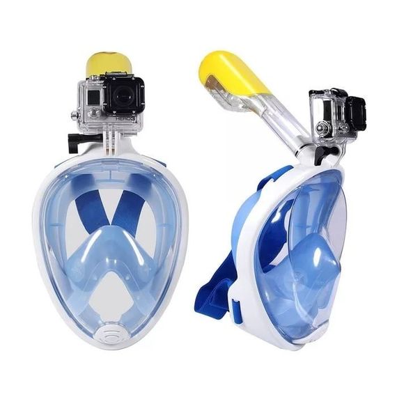 Полнолицевая маска Free Breath L-XL Синяя