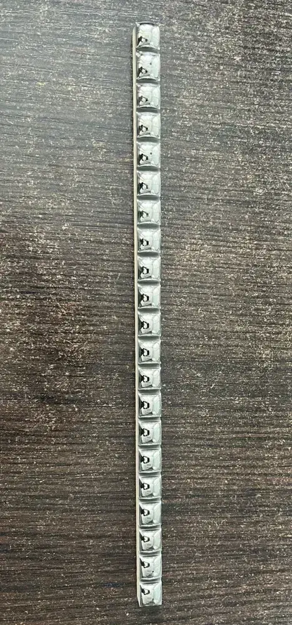 Бордюр бусинка керамическая платина (10 штук)